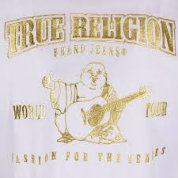 Mens true religion jeans 34 X 33 EUC White wash - Picture 1 of 8